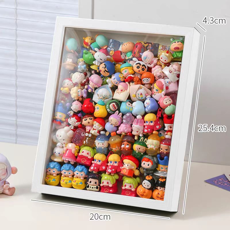 Adorable Bead/ Badge/ Blind Box Storage Frame, Wood Design