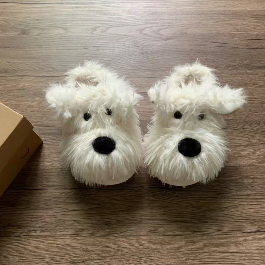 Puppy Plush Slippers