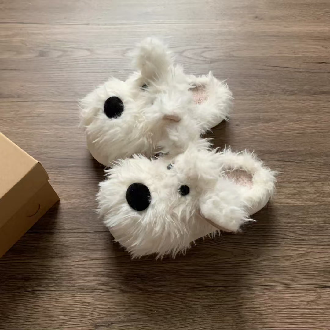 Puppy Plush Slippers