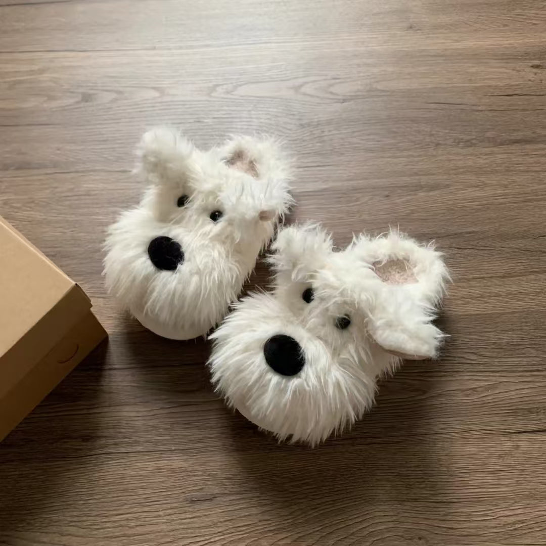 Puppy Plush Slippers
