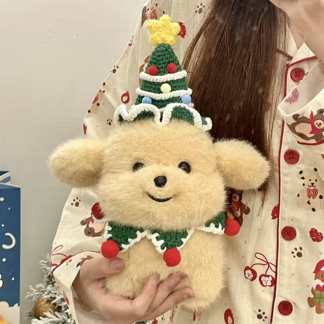 Golden Retriever Puppy Christmas Plush Toy