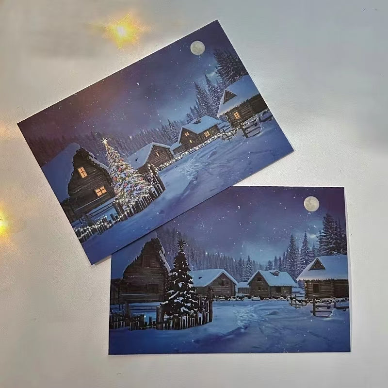 Creative Thermo-Sensitive Color-Changing Christmas Card