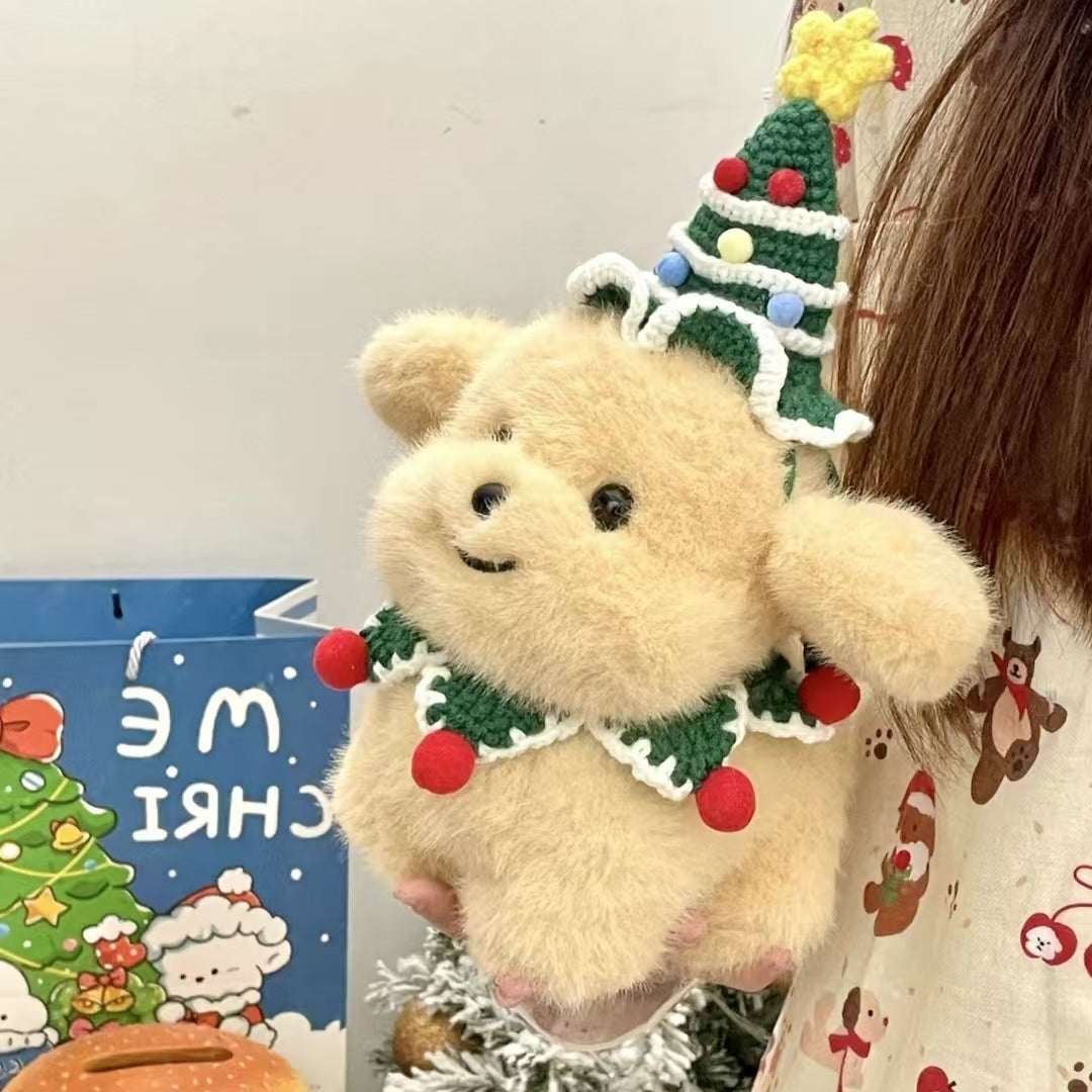 Golden Retriever Puppy Christmas Plush Toy