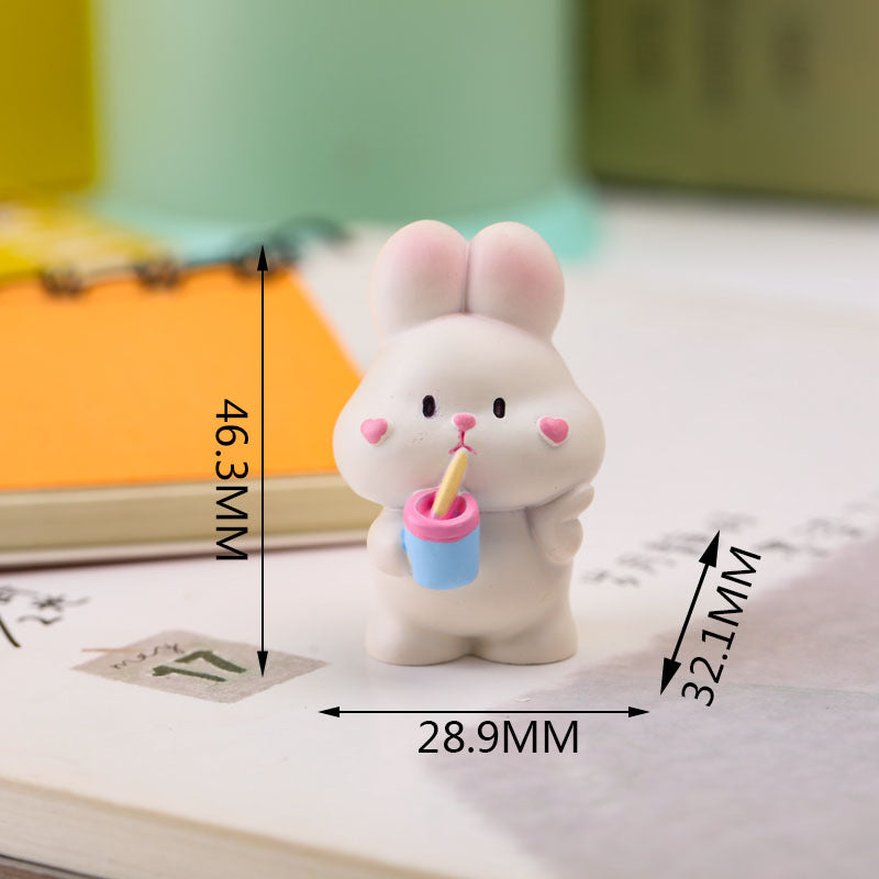 Rabbit Desk Ornament Work Collection