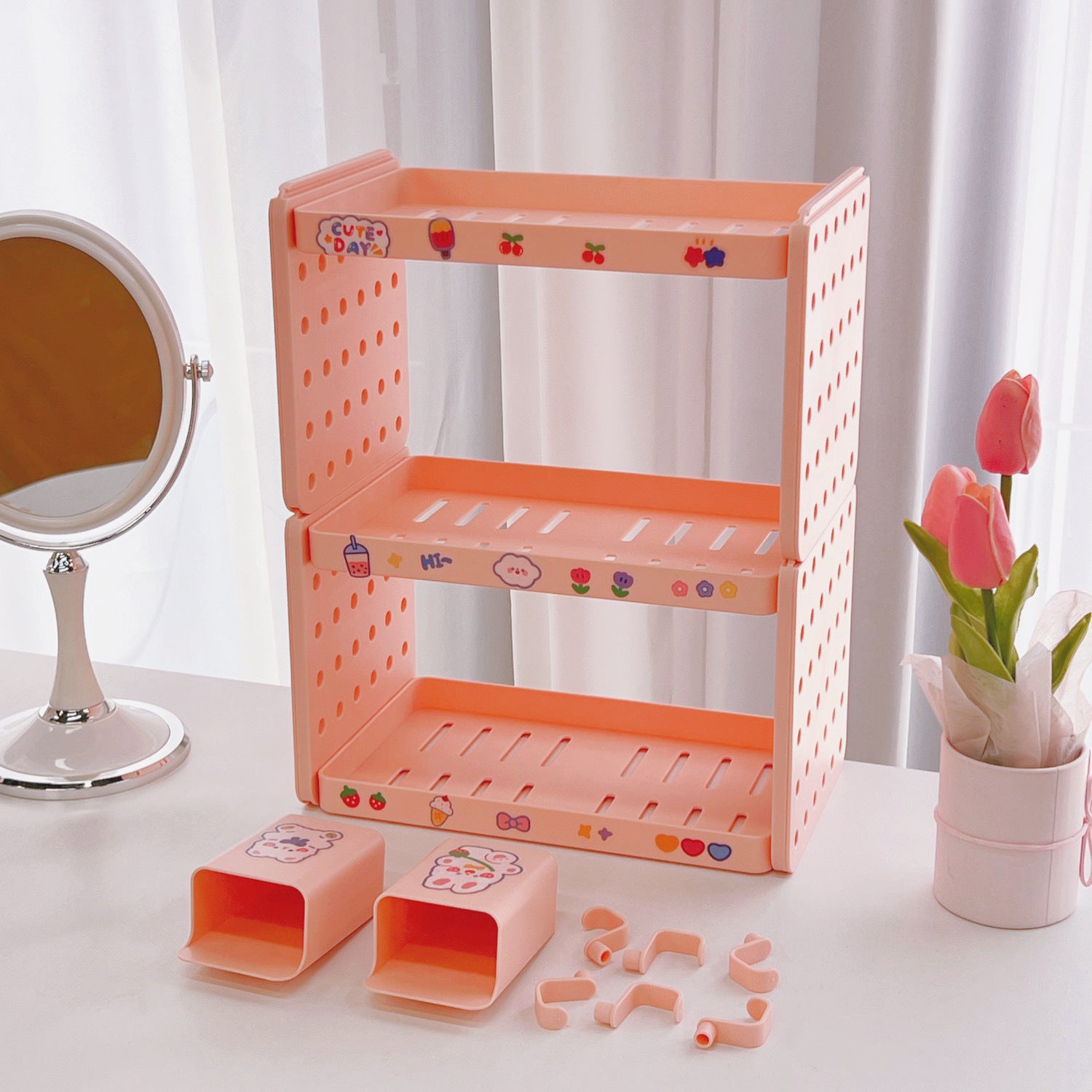DIY Desk Rack with Stickers – Gurgle Gift