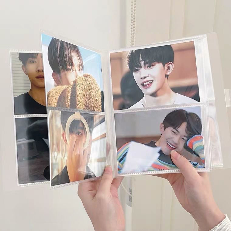 Frosted Polaroid Photo Album for Photo Card Postcard Souvenir Storage