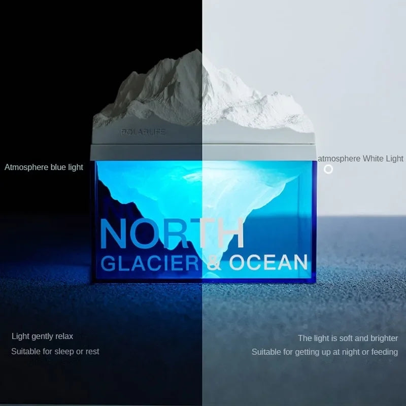 Polar Glacier Night Light Speaker Lamp