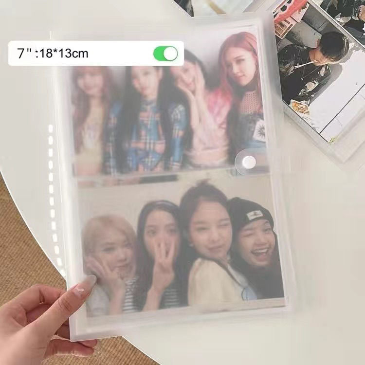 Frosted Polaroid Photo Album for Photo Card Postcard Souvenir Storage