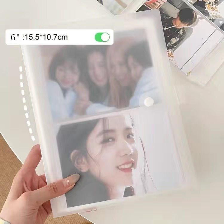 Frosted Polaroid Photo Album for Photo Card Postcard Souvenir Storage