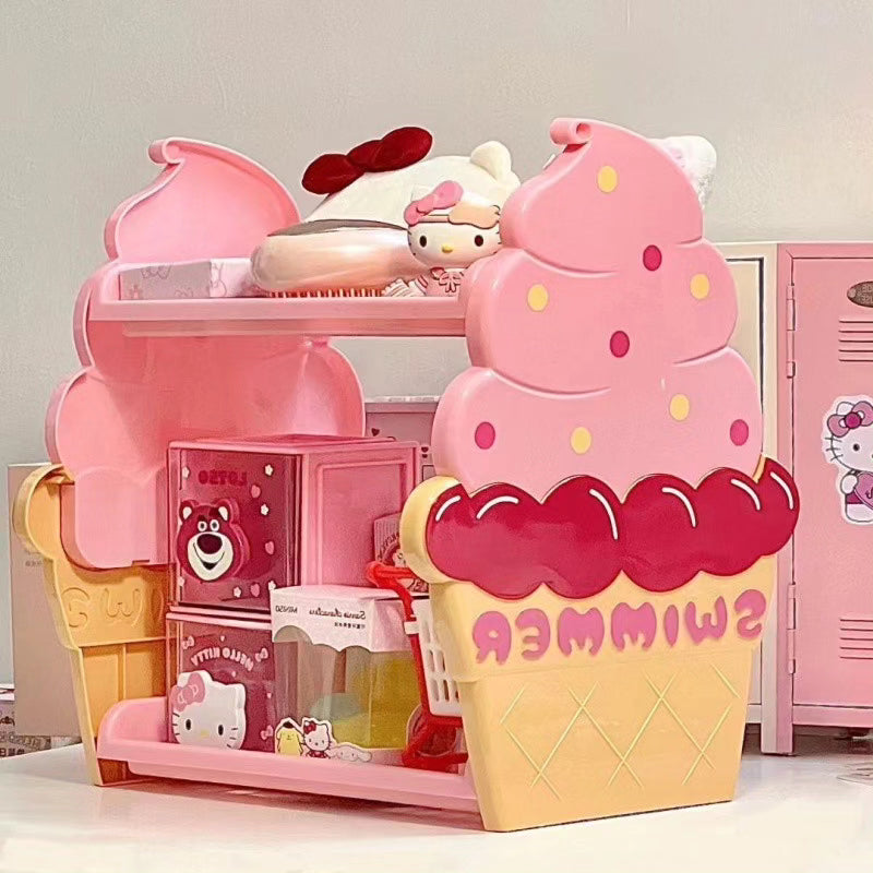 Ice Cream Desktop Storage Rack