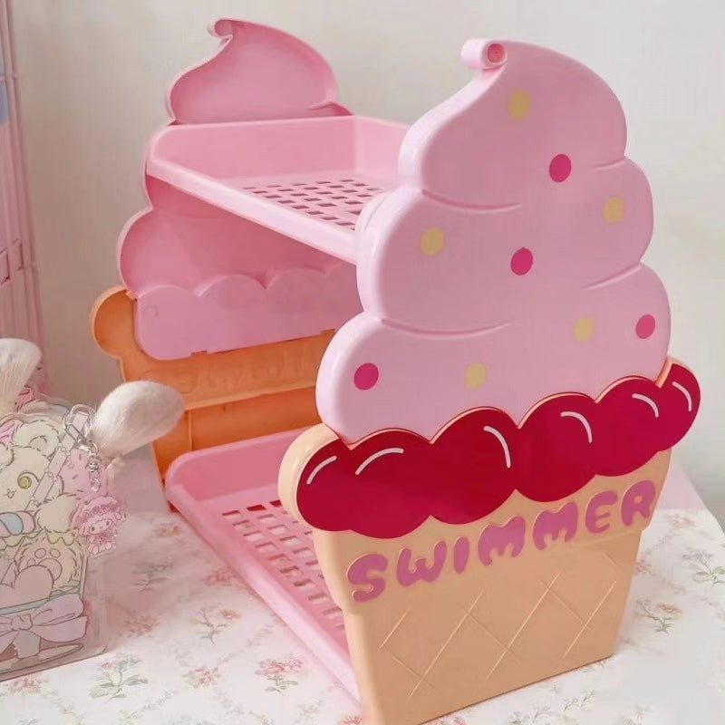 Ice Cream Desktop Storage Rack