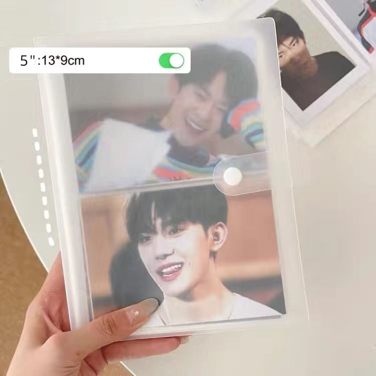 Frosted Polaroid Photo Album for Photo Card Postcard Souvenir Storage